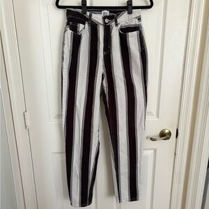 BDG Urban Outfitters Black and White Striped Pants